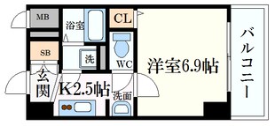 トレヴァンス梅田の物件間取画像